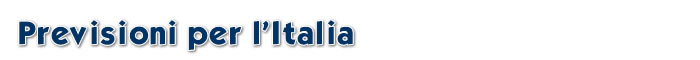 previsioni italia